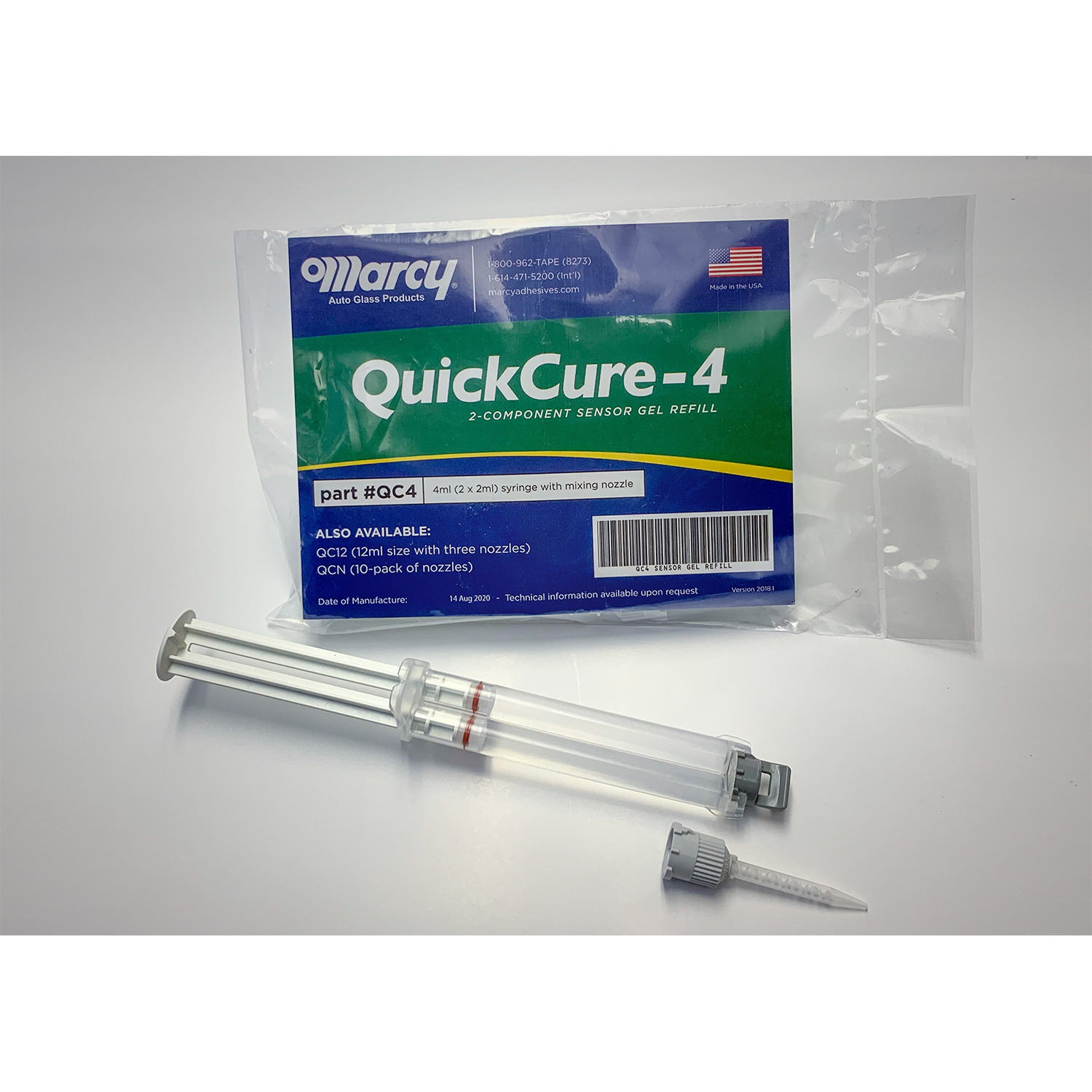 MARCY- RAIN SENSOR GEL 4ML  SYRINGE  PLUNGER  NOZZLE 